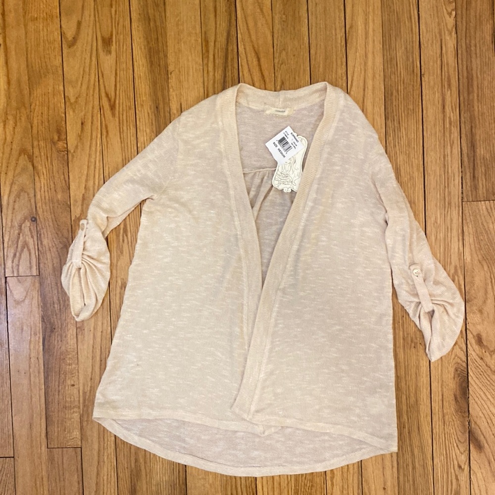 NWT Soprano open front cardigan